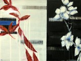 Floral-Dual, 2018, Acryl auf Leinwand, 150 x 200 cm