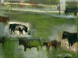 Cow's Heaven, 2010, Acryl auf Leinwand, 100 x 140 cm