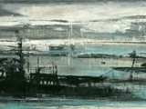 Destroyer, 2011, Acryl auf  Leinwand, 100 x 240 cm