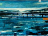Bridge's Blue, 2019, Acryl auf  Leinwand, 100 x 140 cm