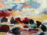 Very colorful Landscape III, 2019, Acryl auf Leinwand, 120 x 145 cm