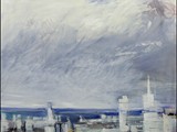 Ocean City, 2020, Acryl auf Leinwand, 100 x 120 cm
