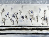 Winter Plants, 2020, Acryl auf Karton, 80 x 100 cm