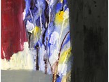 June Bloom, 2022, Acryl auf Leinwand, 100 x 80 cm