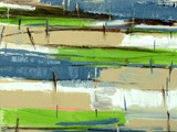 Wet Fields, 2022, Acryl auf Leinwand, 100 x 80 cm