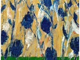 Lauter Blaue Wunder, Acryl auf Leinwand, 120 x 100 cm