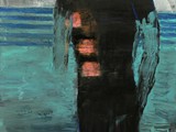 Tadzio Looking for Gustav, 2024, Acryl auf Leinwand, 101 x 73 cm