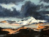 White Mountain, 2015, Acryl auf Leinwand, 80 x 120 cm