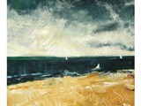 The Beach II, Acryl auf Karton, 100 x 80 cm