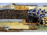 Fields, Acryl auf Karton, 80 x 200 cm