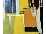 127, Yellow Room, Acryl auf KJarton, 103 x 77 cm